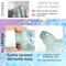 Holographic Body Glitter Gel – Chunky Festival Glitter for Face, Hair, Nails & Makeup | Shimmering Sequins Gel with Stars & Moons, Long-Lasting Sparkle (50ml, Silver)